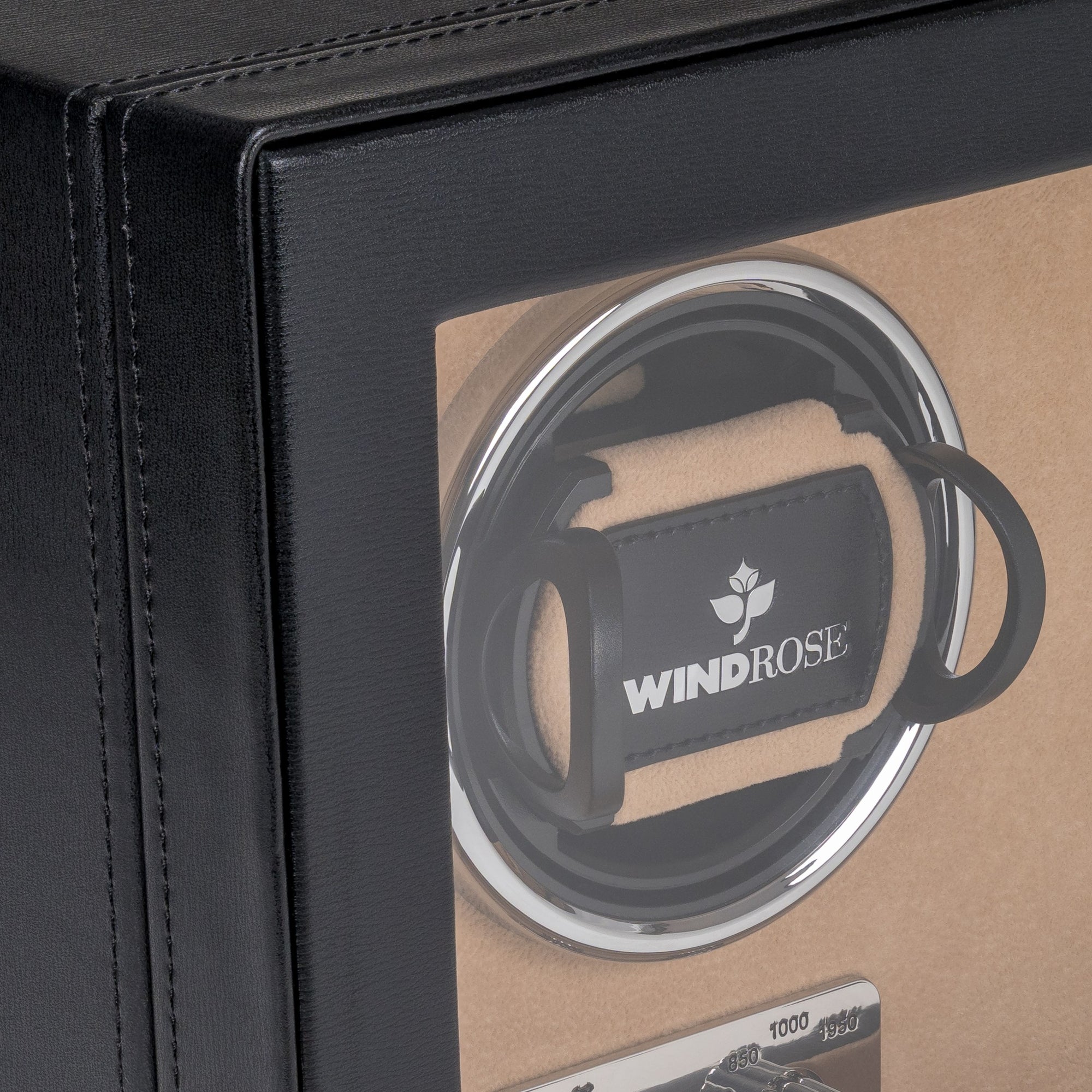 Uhrenbeweger 2 Uhren Ambiance / schwarz (Leder)